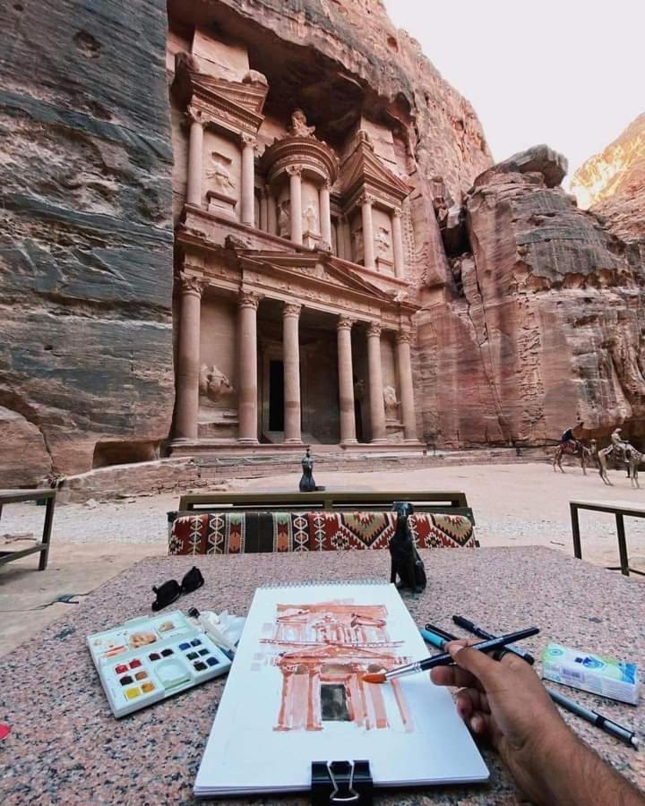Petra Fort Hotel Wadi Musa Exterior foto